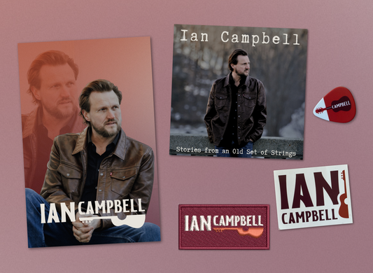 Ian Campbell CD &  Merch Bundle