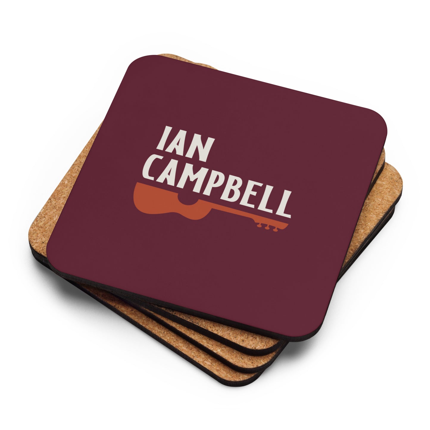 Cork-Back Logo Coaster